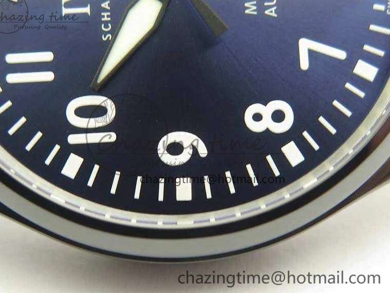 MIROTIME 0409 HighQuality Mark XVIII LAUREUS IW324703 Black Ceramic MKF Best Edition On Black Nylon Strap A 7218